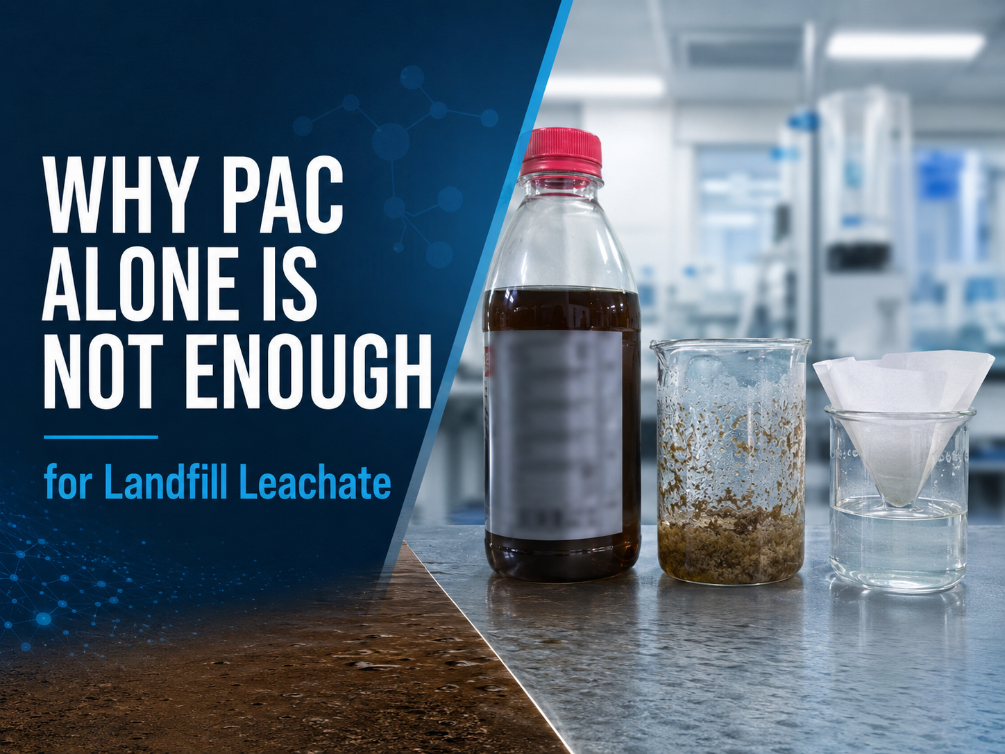 সর্বশেষ কোম্পানি ব্লগ সম্পর্কে Why PAC Alone Is Often Not Enough for Dark Landfill Leachate