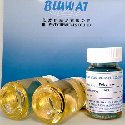 কেনা পলিমাইন পেপার 8000cps নিষ্কাশনের জন্য জল বিশুদ্ধকরণ রাসায়নিক তৈরি করে অনলাইন উত্পাদন