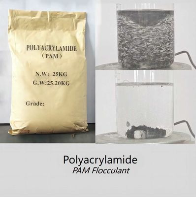 কেনা Blufloc PAM flocculant Polyacrylamide জল পরিষ্কার করার রাসায়নিক অনলাইন উত্পাদন