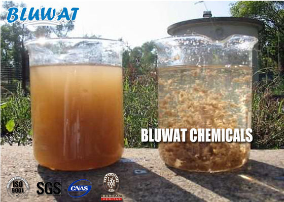 কেনা রঙ্গক বর্জ্য জল চিকিত্সা রাসায়নিক Cationic Polyelectrolyte BWD-01 BV / ISO অনলাইন উত্পাদন