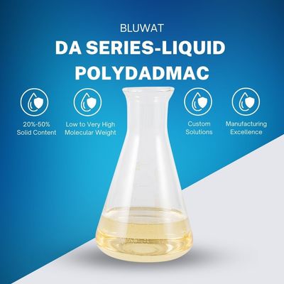কেনা Pdadmac Pdmdaac পলিমার ফ্লকুল্যান্ট Polydadmac পানীয় এবং বর্জ্য জল চিকিত্সার জন্য অনলাইন উত্পাদন