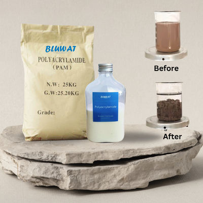 কেনা প্রিমিয়াম অ্যানিয়োনিক পলিঅ্যাক্রিলামাইড PAM আণবিক ওজন 5-22 মিলিয়ন স্ল্যাড ঘনকরণের জন্য অনলাইন উত্পাদন