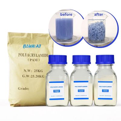 কেনা Polyacrylamide PAM Polyelectrolyte Flocculant Chemicals used in Sewage Treatment Plant (পলিঅ্যাক্রিলামাইড পিএএম পলি ইলেক্ট্রোলাইট ফ্লোকুল্যান্ট রাসায়নিক যা নিকাশী ব্যবস্থাপনায় ব্যবহৃত হয়) অনলাইন উত্পাদন