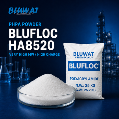কেনা BLUFLOC HA8520 PHPA পাউডার - খুব উচ্চ আণবিক ওজন, উচ্চ চার্জ অনলাইন উত্পাদন