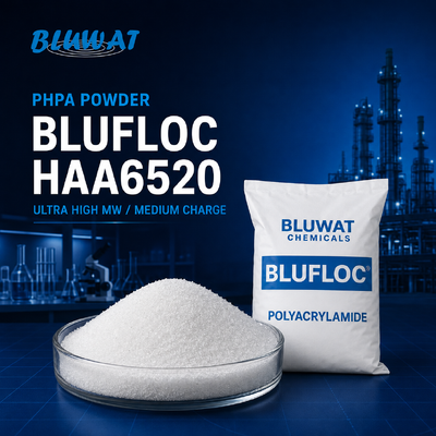 কেনা BLUFLOC HAA6520 PHPA পাউডার - আল্ট্রা হাই মলিকুলার ওয়েট, মাঝারি চার্জ অনলাইন উত্পাদন