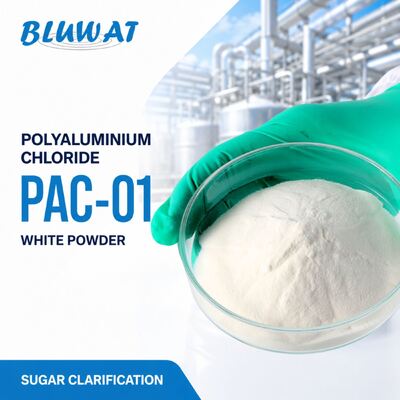 কেনা ৪৫-৫৫% মৌলিকতা সাদা গুঁড়া PAC-01 সুগার ক্লারিফিকেশনের জন্য পলিঅ্যালুমিনিয়াম ক্লোরাইড অনলাইন উত্পাদন