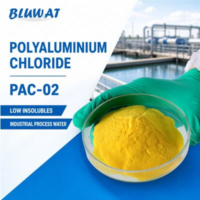 কেনা PAC-02 পলিঅ্যালুমিনিয়াম ক্লোরাইড জল শোধন রাসায়নিক, ০.১% সর্বোচ্চ অদ্রবণীয় এবং ৩০% সর্বনিম্ন Al2O3 কন্টেন্ট স্প্রে ড্রায়েড অনলাইন উত্পাদন