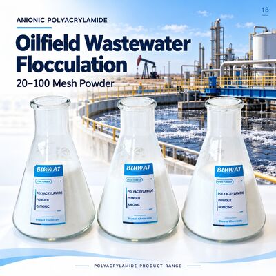 কেনা Anionic Polyacrylamide APAM 20-100 Mesh 89% Minimum Solid Content for Oilfield Wastewater Flocculation অনলাইন উত্পাদন