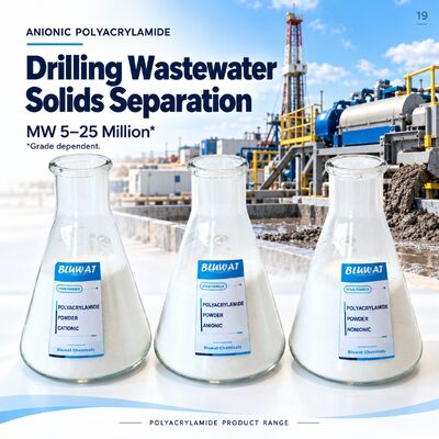 কেনা Anionic Polyacrylamide APAM 5-25 Million MW 89% Min Solid for Drilling Wastewater Solids Separation CAS 9003-05-8 ISO 9001 Manufacturer 25kg PE Bag অনলাইন উত্পাদন