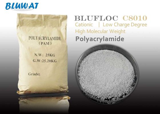 কেনা নর্দমা জল চিকিত্সা PAM Cationic Polyacrylamide Flocculant অনলাইন উত্পাদন