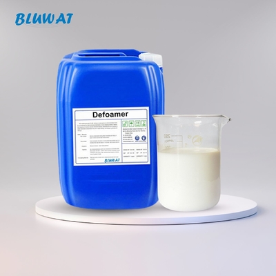50 কেজি বহুমুখী জল-ভিত্তিক সিলিকন ডিফোমার 20-26% সলিডস ফর এমল্সিফাইড অ্যাসফাল্ট ইনক স্টার্চ প্রসেসিং