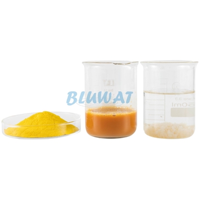 বর্জ্য জল পলিয়ালুমিনিয়াম ক্লোরাইড 1327-41-9 PAC গোল্ড পাউডার গ্রাইন্ডিং